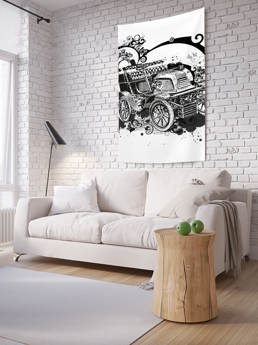 

Вертикальное фотопанно на стену JoyArty Средневековая машина 150x200 см, Средневековая машина