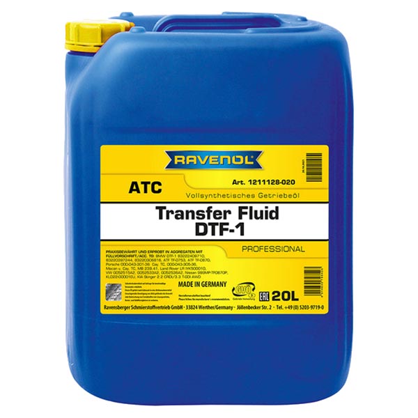 

Трансмиссионное масло RAVENOL 1211128B20 Dtf-1