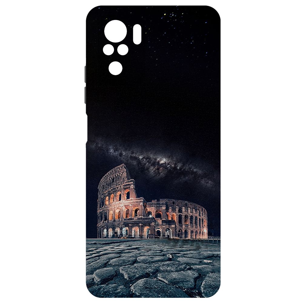 

Чехол-накладка Krutoff Soft Case Италия, Колизей для Xiaomi Poco M5s черный