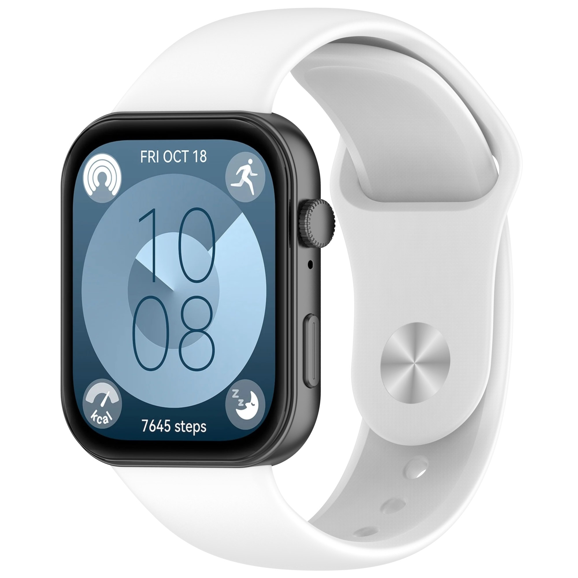 

Силиконовый ремешок для Huawei Watch Fit 3, белый, Силиконовый ремешок для Huawei Watch Fit 3