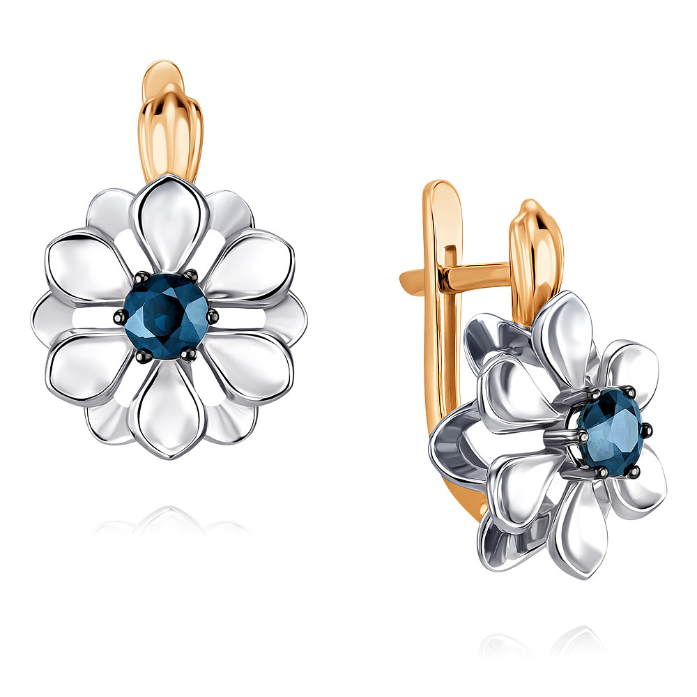 

Серьги из красного золота с сапфиром ADAMAS 2424131-А50ДЧ-542, 2424131-А50ДЧ-542