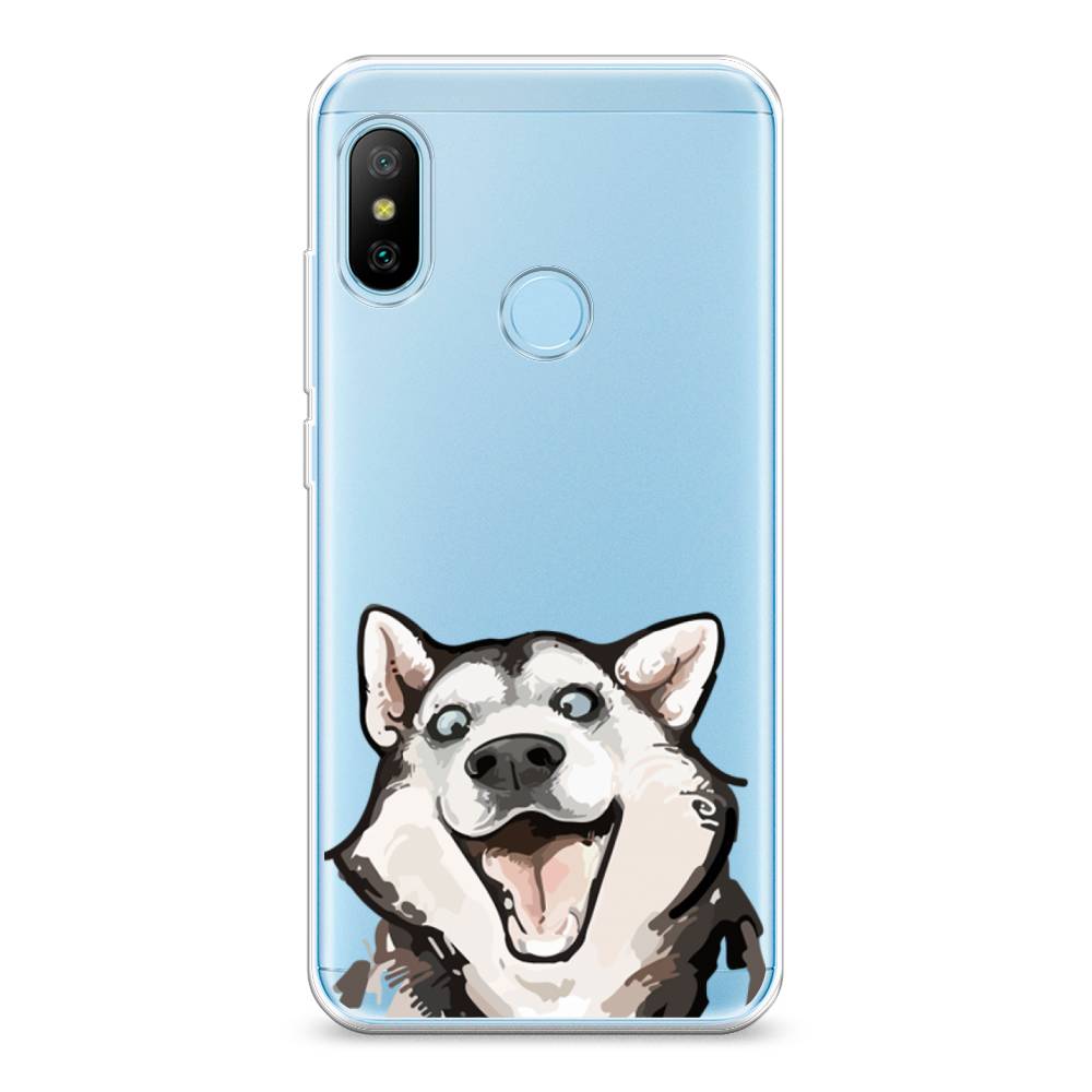 

Чехол Awog на Xiaomi A2 Lite/Redmi 6 Pro "Радостный хаски", Разноцветный, 34050-1