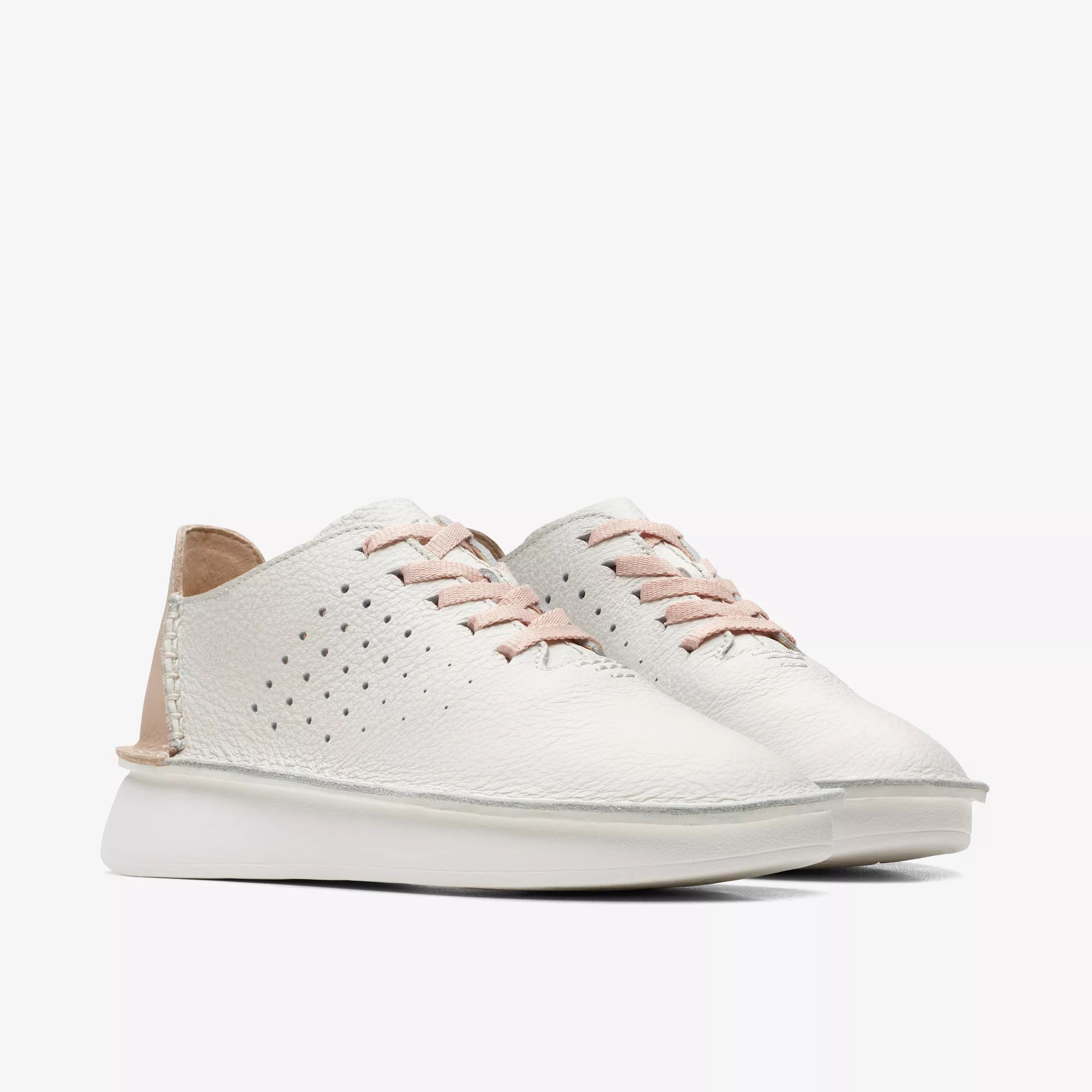 

Кеды женский Clarks 26170419 белые 40 EU, Белый, 26170419