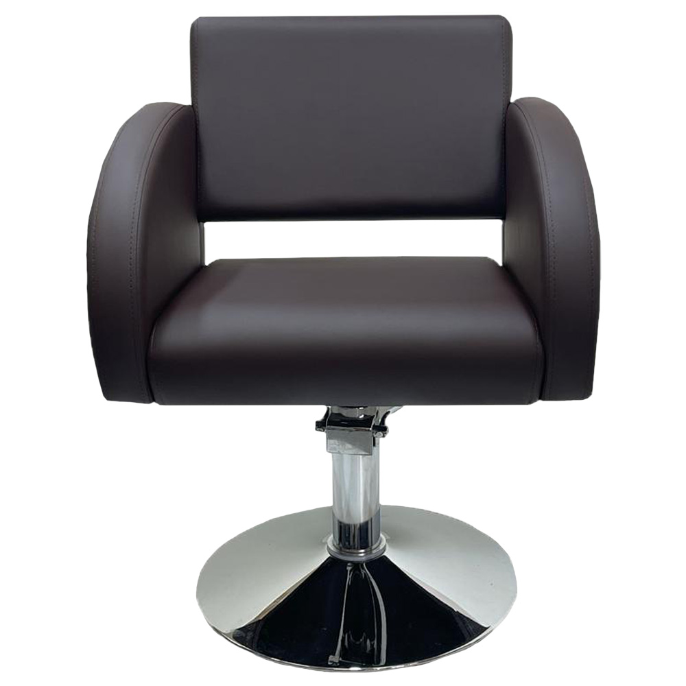Парикмахерское кресло Nice Mebel Пума, коричневый, диск