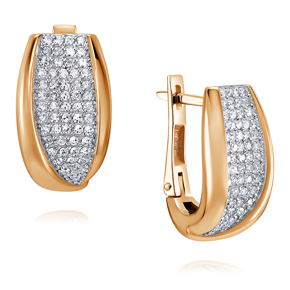 

Серьги из красного золота с бриллиантом ADAMAS 24037224/01-А50Д-41, 24037224/01-А50Д-41