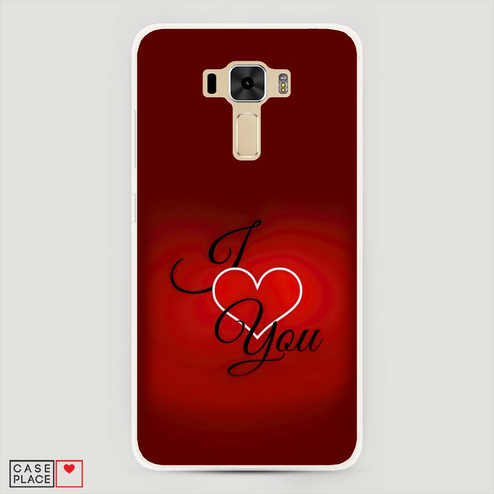 фото Чехол awog "i love you 3" для asus zenfone 3 laser zc551kl