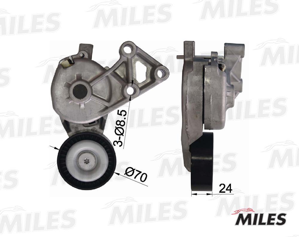 

Натяжная Планка, Поликлиновой Ремень Miles AG03046