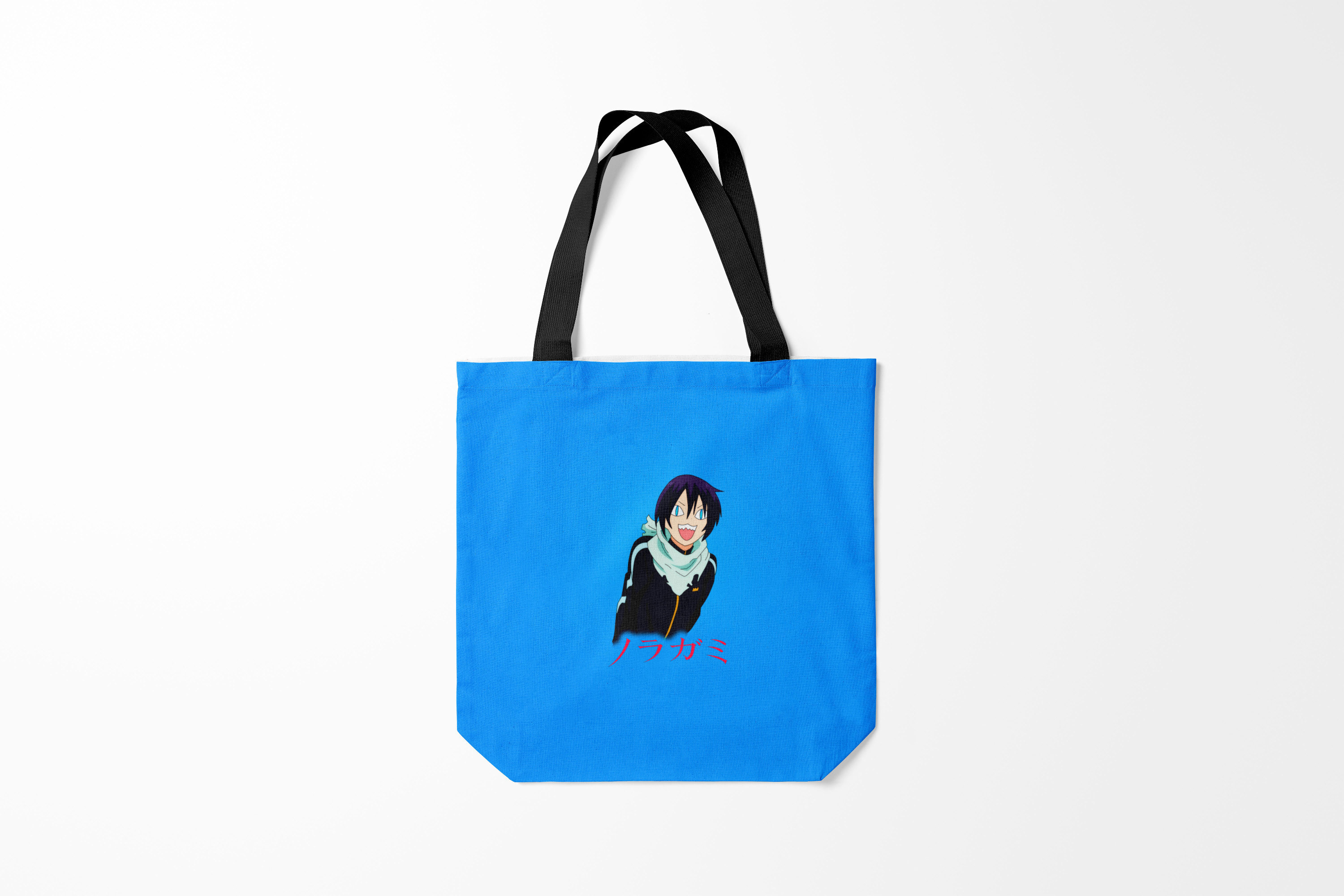 

Сумка шoппер унисекс Burnettie Бездомный Бог NORAGAMI Yato blue, белый, Бездомный Бог NORAGAMI Yato blue