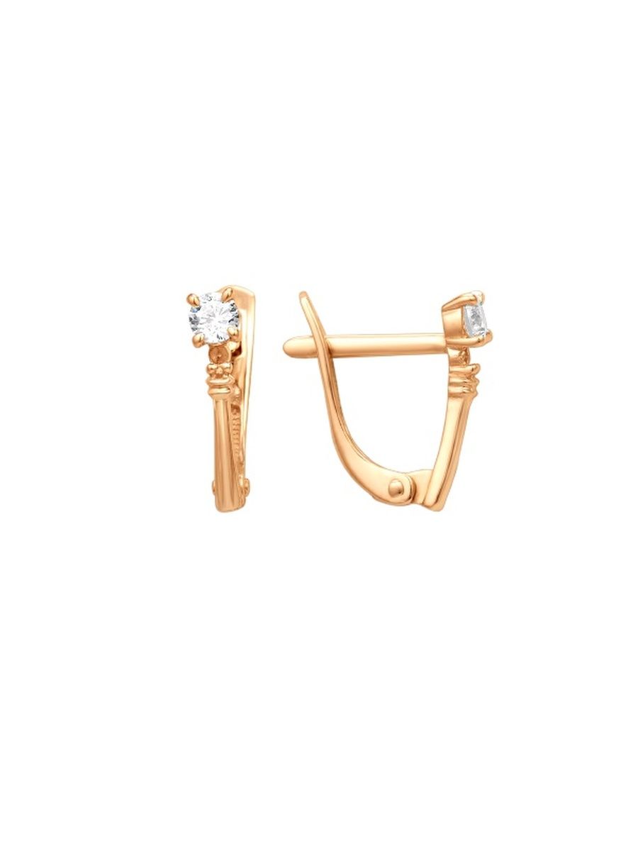

Серьги из золота TEO MAORI 7001242-1102, фианит, 7001242-1102