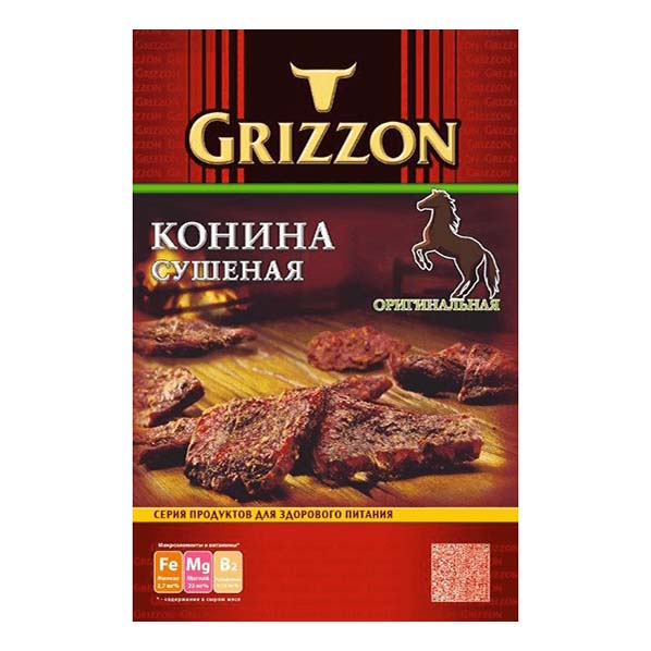 Джерки Grizzon из сушеной конины 36 г