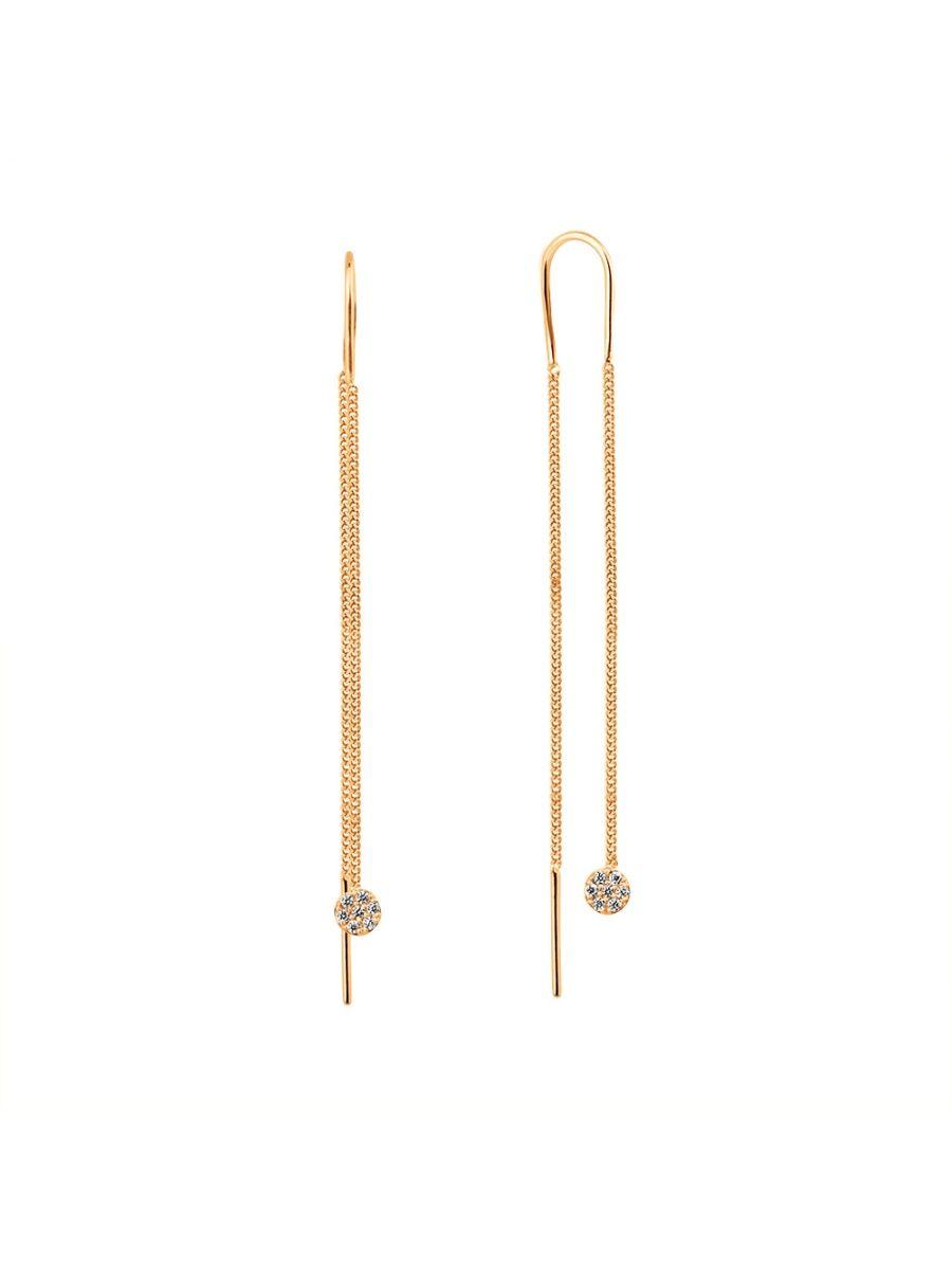 

Серьги из золота TEO MAORI 721-1298-11-01, фианит, 721-1298-11-01