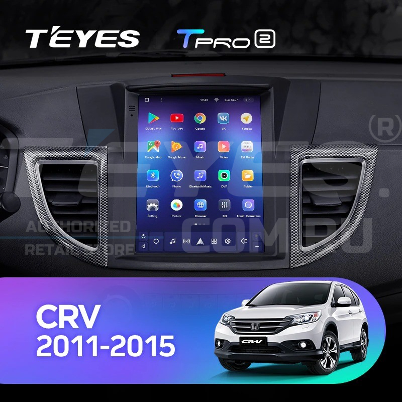 

Штатная магнитола Tesla style Teyes TPRO 2 4/32 Honda CR-V 4 RM RE 2011-2015 Тип-С, Tesla style Teyes TPRO 2 Honda CR-V 4 RM RE 2011-2015 Тип-С