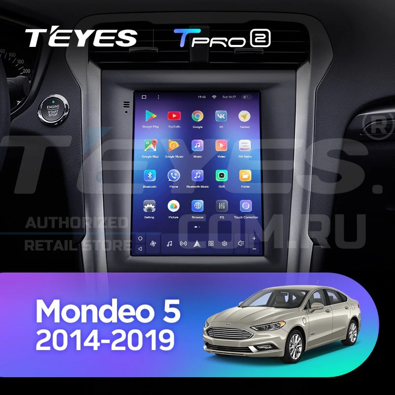 

Штатная магнитола Tesla style Teyes TPRO 2 4/32 Ford Mondeo 5 2014-2019, Tesla style Teyes TPRO 2 Ford Mondeo 5 2014-2019