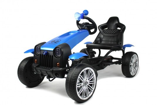 

Веломобиль RIVERTOYS C222CC Спецтехника синий
