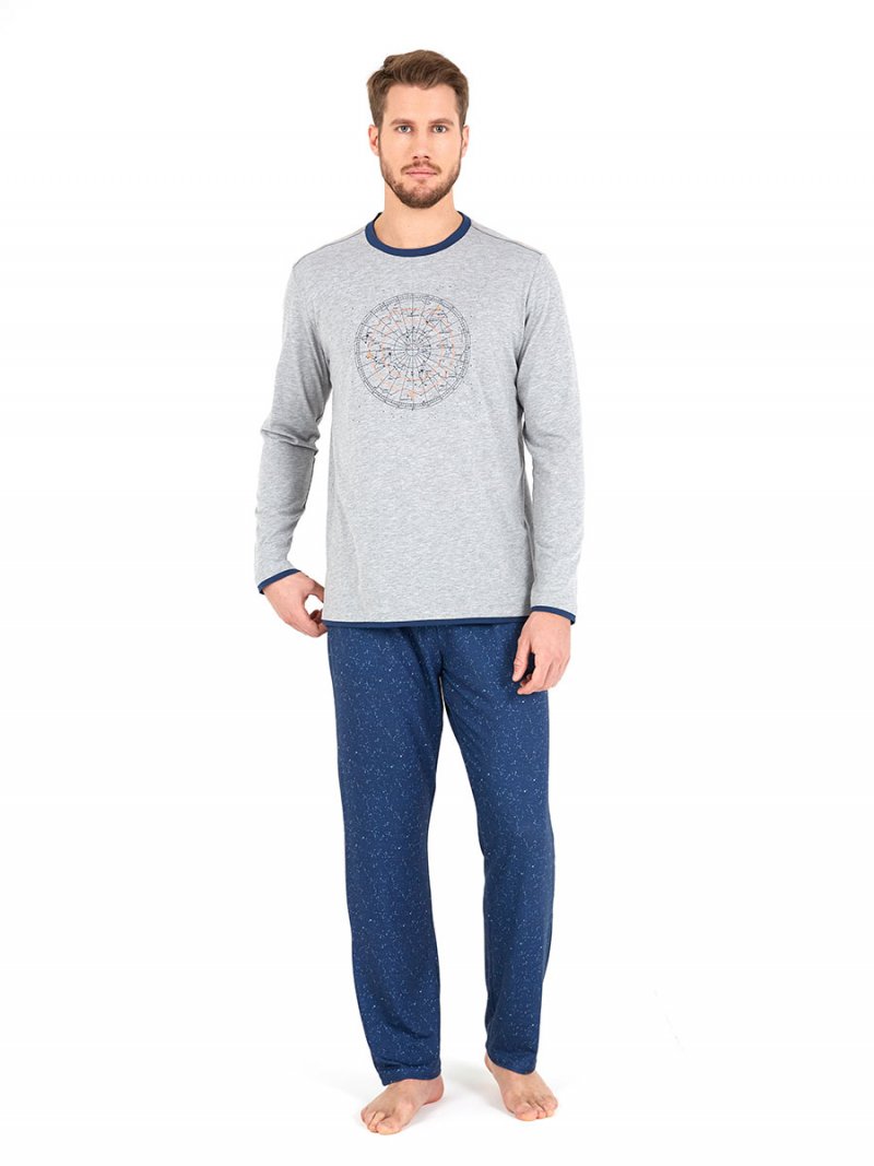 

Комплект домашний мужской BlackSpade BS30717 серый M, BS30717