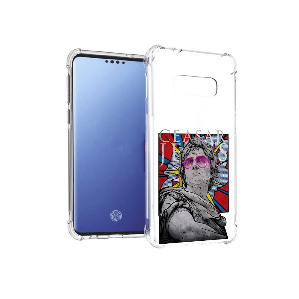 

Чехол MyPads Tocco для Samsung Galaxy S10E крутая статуя свободы (PT145748.492.423), Прозрачный, Tocco