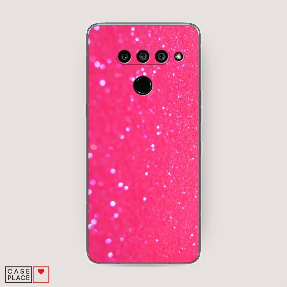 

Чехол Awog "Малиновые блестки рисунок" для LG V50 ThinQ