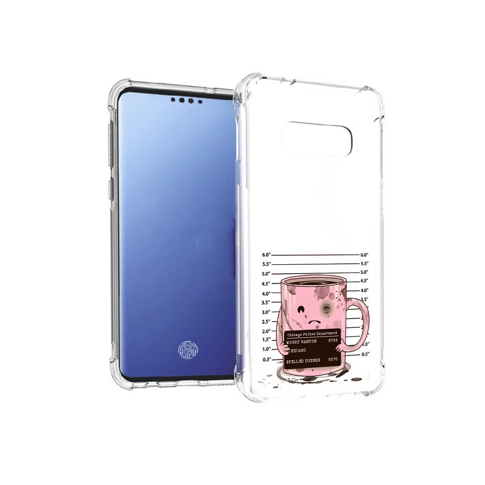 

Чехол MyPads Tocco для Samsung Galaxy S10E кружка (PT145748.492.420), Прозрачный, Tocco
