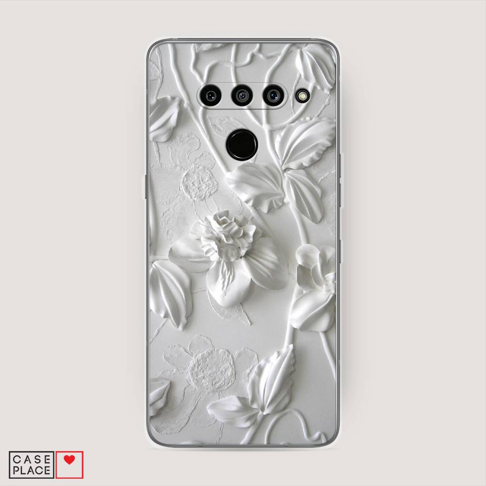 

Чехол Awog на LG V50 ThinQ "Гипсовые цветы", 83850-7