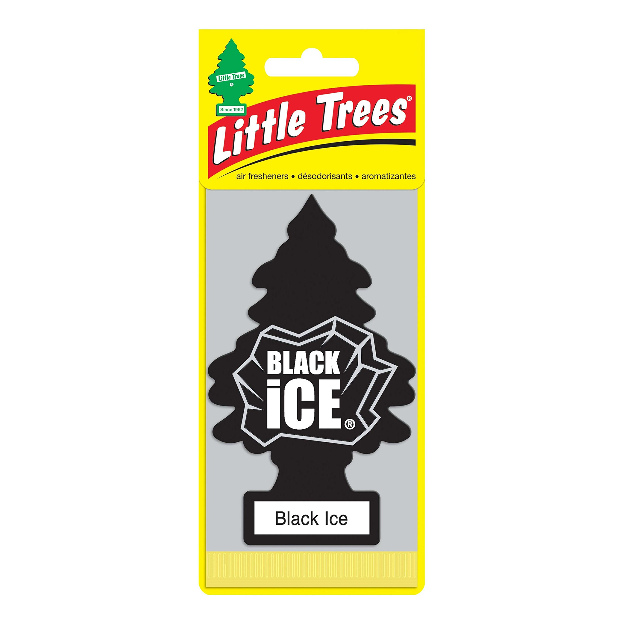 фото Ароматизатор little trees большая ёлочка black ice подвесной