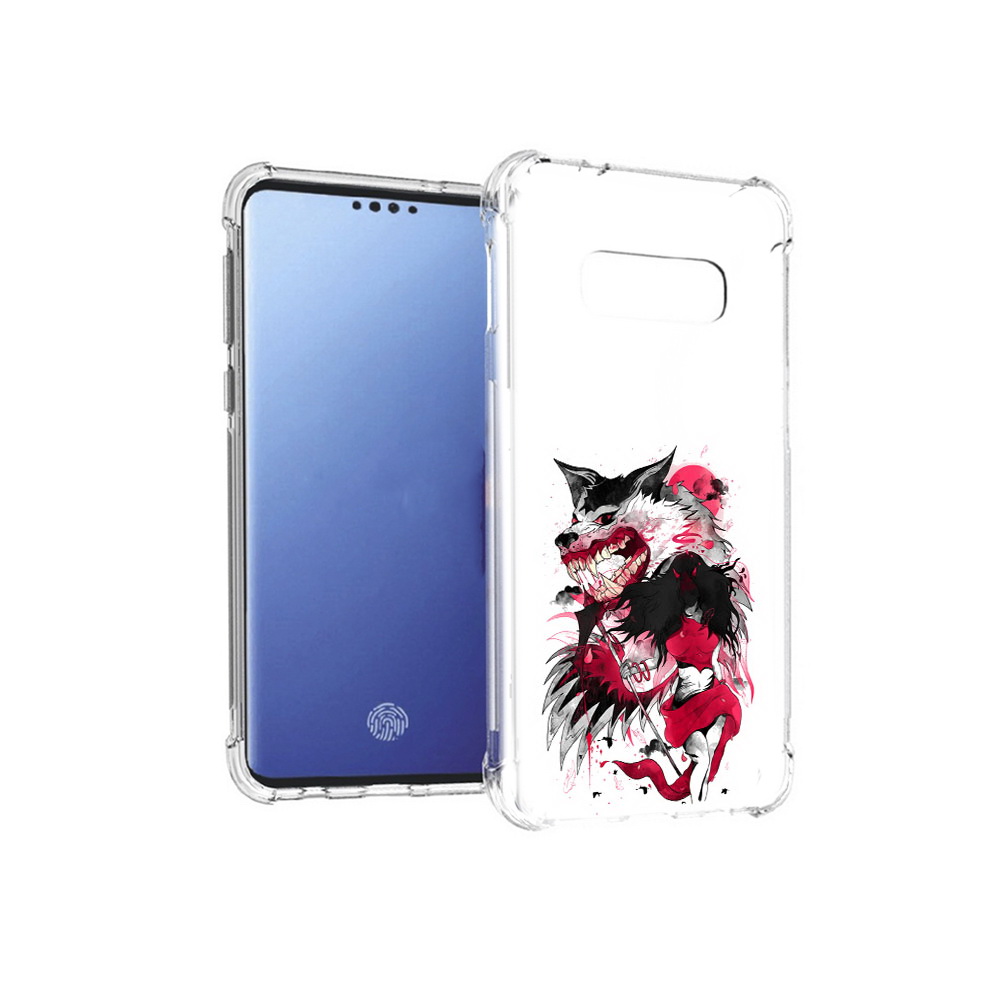 

Чехол MyPads Tocco для Samsung Galaxy S10E красная шапочка (PT145748.492.410), Прозрачный, Tocco