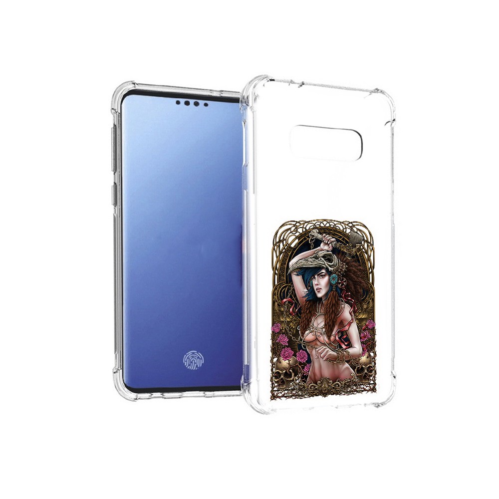 

Чехол MyPads Tocco для Samsung Galaxy S10E красивая девушка рисунок (PT145748.492.407), Прозрачный, Tocco