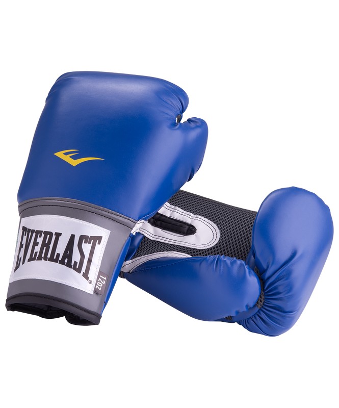 

Перчатки тренировочные Everlast PU Pro Style Anti-MB 16oz синие, Синий, PU Pro Style Anti-MB