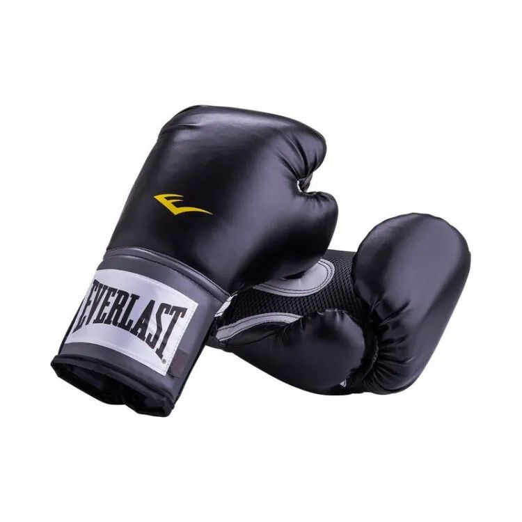 фото Перчатки тренировочные everlast pu pro style anti-mb 14oz черные