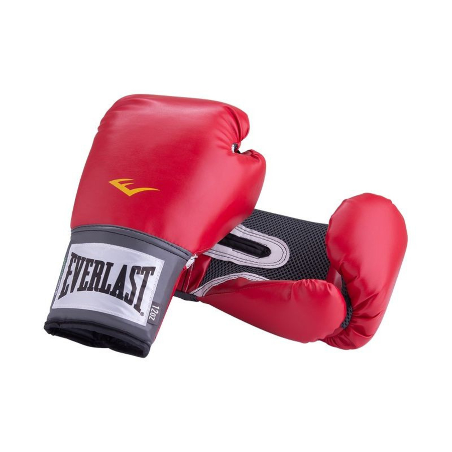 фото Снарядные перчатки everlast pro style anti-mb, красный, l/xl