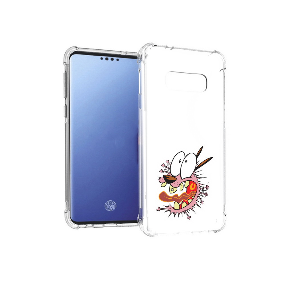 

Чехол MyPads Tocco для Samsung Galaxy S10E испуганный бобик (PT145748.492.381), Прозрачный, Tocco