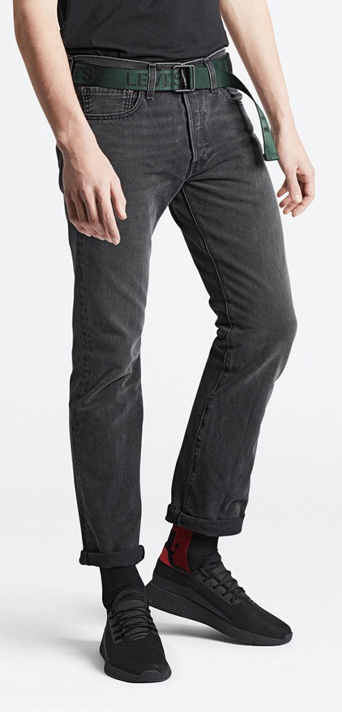 

Джинсы мужские Levi's 00501-2861 черные 36/32, Черный, 00501-2861