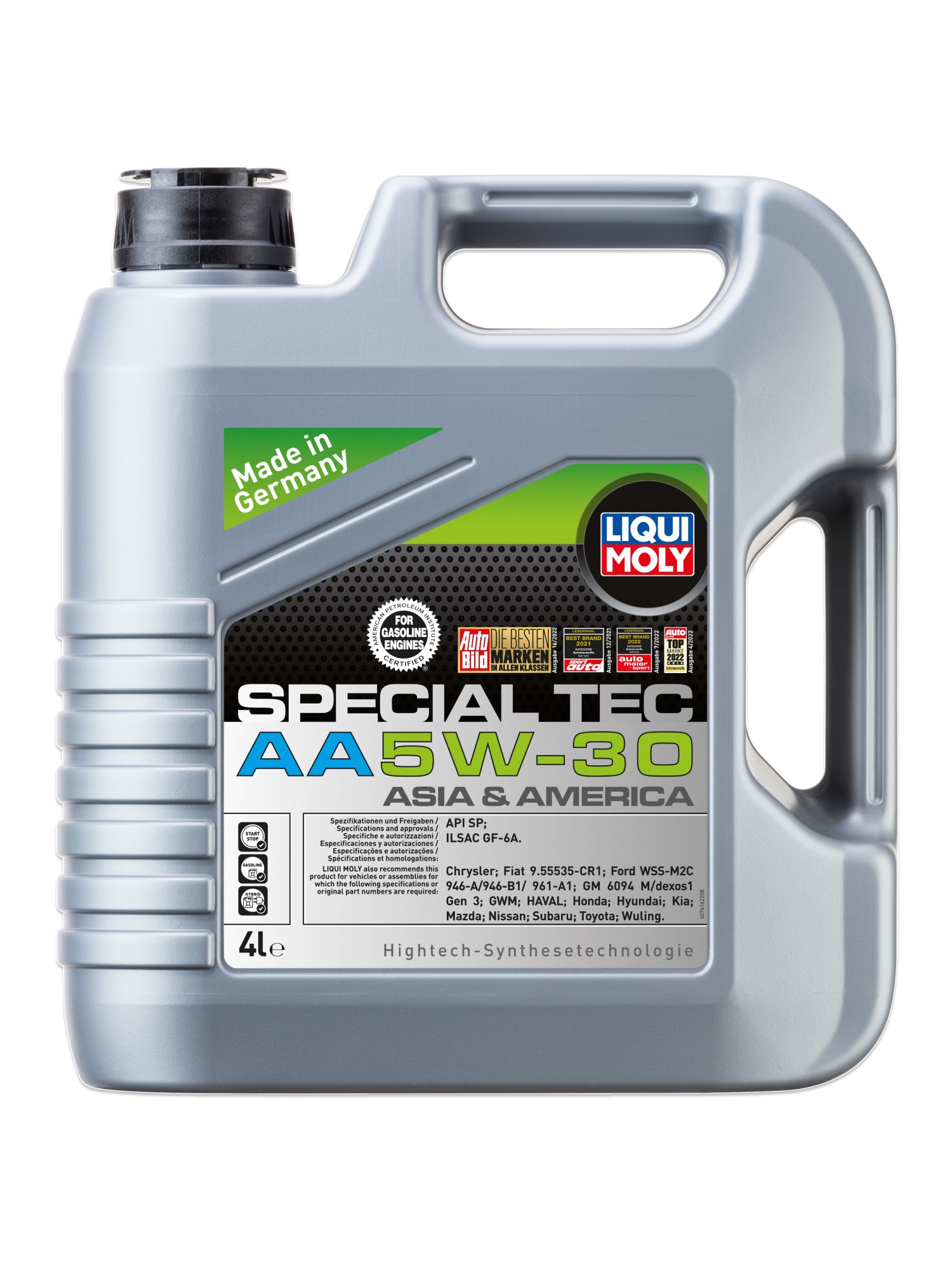 Моторное масло LIQUI MOLY Special Tec AA 5W30 SP GF-6A 4л 100056258610