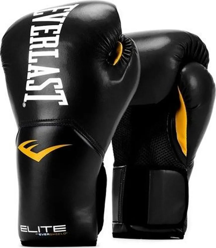 Перчатки тренировочные Everlast Elite ProStyle 8oz черные