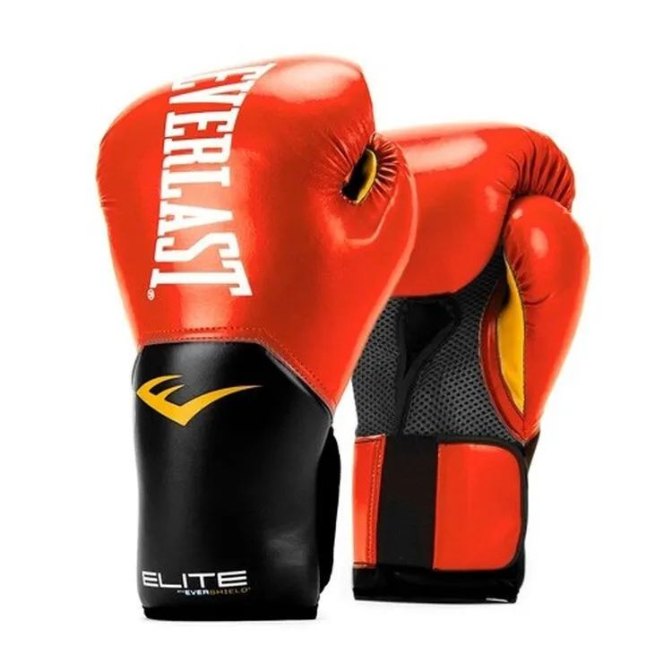 Перчатки тренировочные Everlast Elite ProStyle 8oz красные