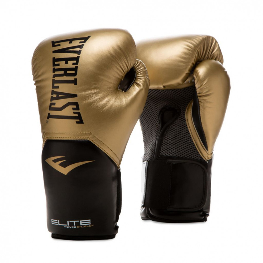 фото Снарядные перчатки everlast elite prostyle, золотистый, s/m