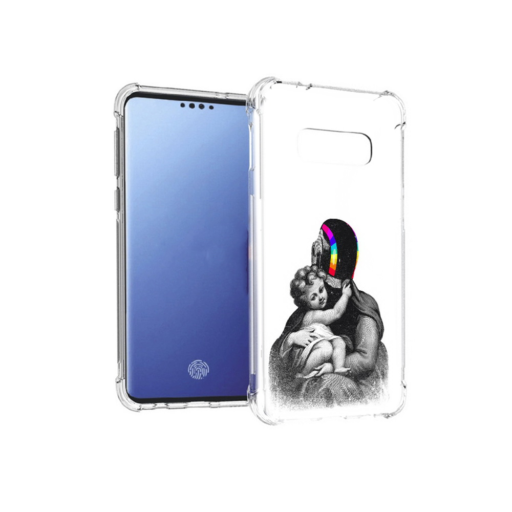 

Чехол MyPads Tocco для Samsung Galaxy S10E защитник в шлеме (PT145748.492.350), Прозрачный, Tocco