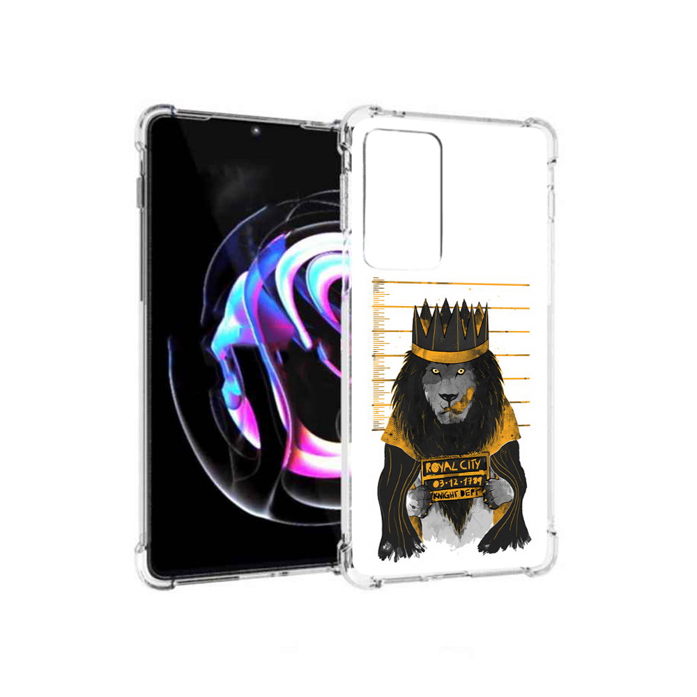 

Чехол MyPads Tocco для Motorola Moto Edge 20 Pro лев в законе (PT227063.364.435), Прозрачный, Tocco
