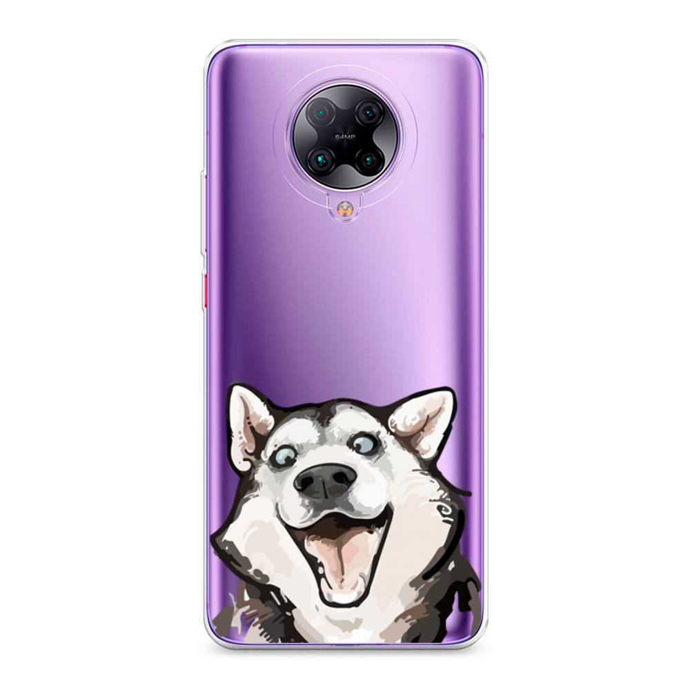 

Чехол Awog на Poco F2 Pro/Redmi K30 Pro "Радостный хаски", Разноцветный, 37050-1