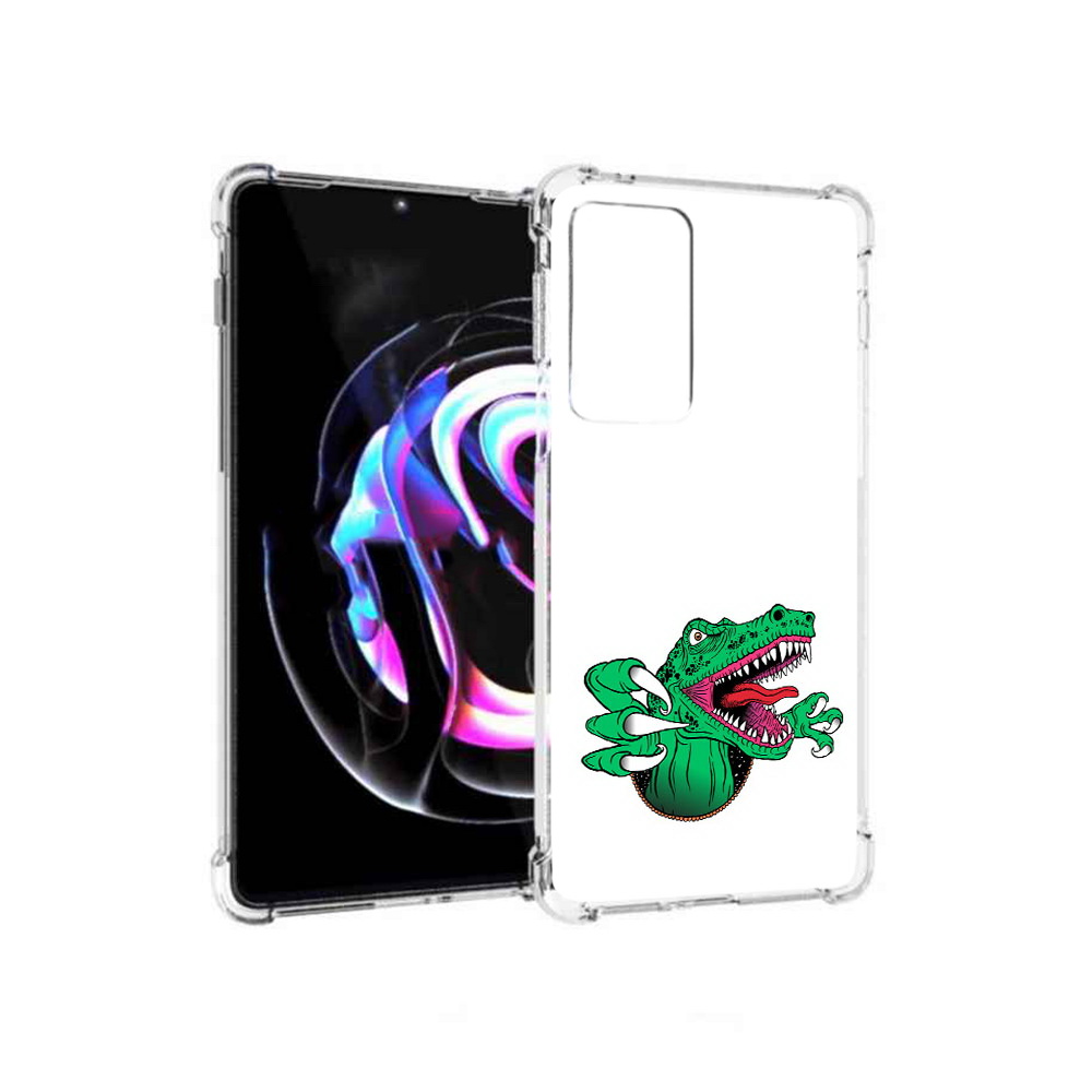 

Чехол MyPads Tocco для Motorola Moto Edge 20 Pro крокодил (PT227063.364.417), Прозрачный, Tocco