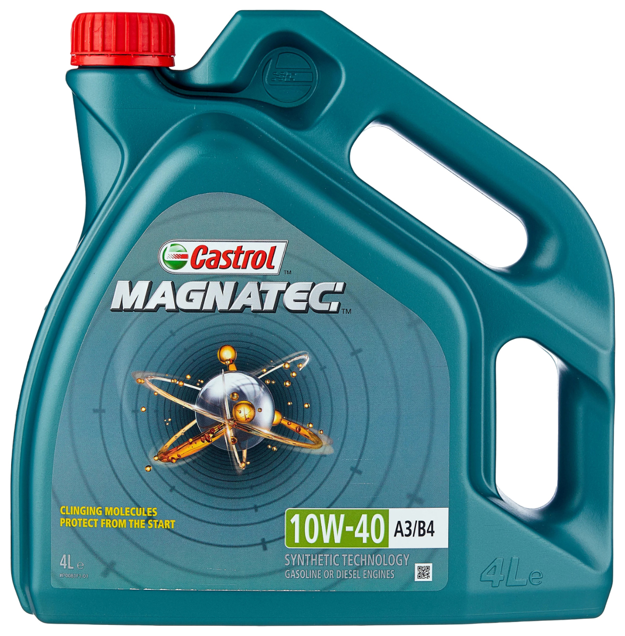 фото Castrol моторное масло castrol magnatec а3/b4 10w-40 полусинтетическое 4 л 15c973