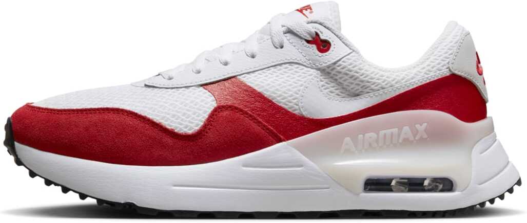 

Кроссовки унисекс Nike AIR MAX SYSTM белые 9.5 US, Белый, AIR MAX SYSTM