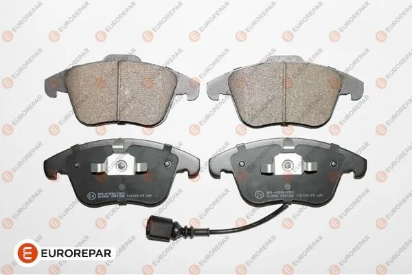 

EUROREPAR 1623055280 Колодки тормозные AUDI Q3 11-/VW SHARAN 10-/TIGUAN 07- передние () 1