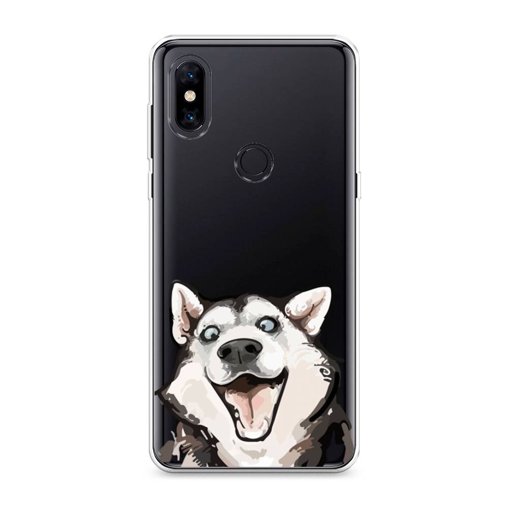 

Чехол Awog на Xiaomi Mi Mix 3 "Радостный хаски", Разноцветный, 34950-1