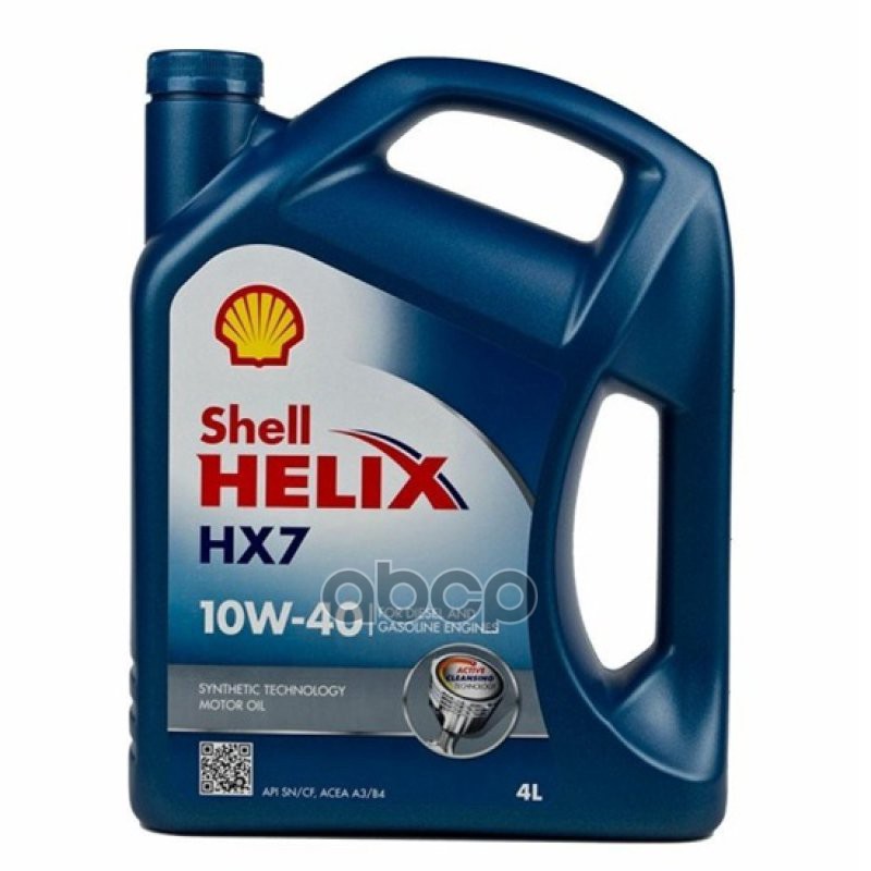Моторное масло Shell синтетическое 10W40 Hx7 Eu 4л
