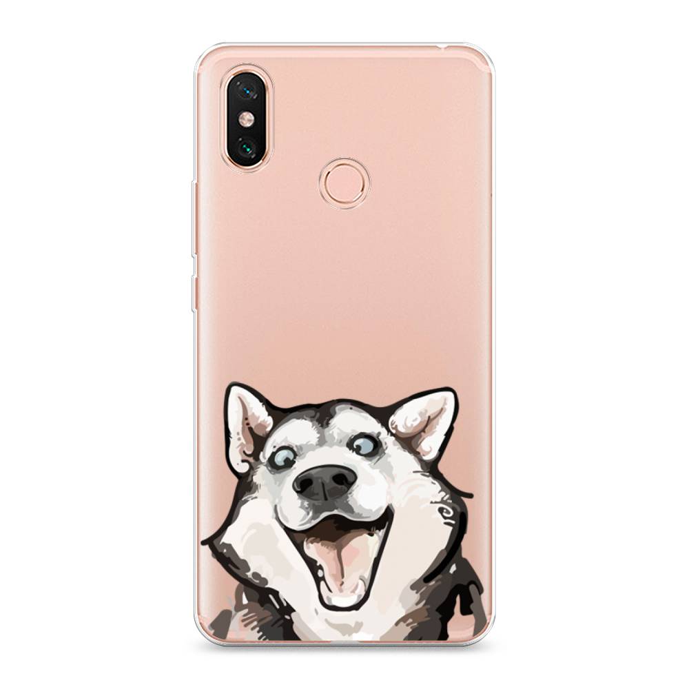 

Чехол Awog на Xiaomi Mi Max 3 "Радостный хаски", Разноцветный, 34350-1