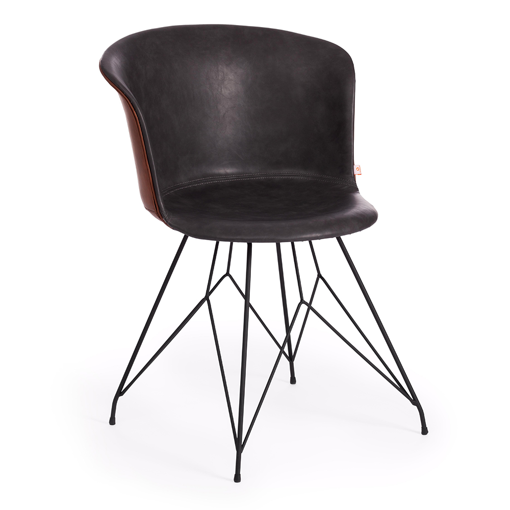 

Стул TetChair Kranz, серый/коричневый/черный