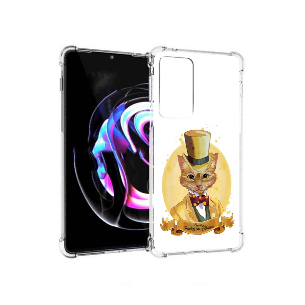 

Чехол MyPads Tocco для Motorola Moto Edge 20 Pro кот юрист (PT227063.364.401), Прозрачный, Tocco