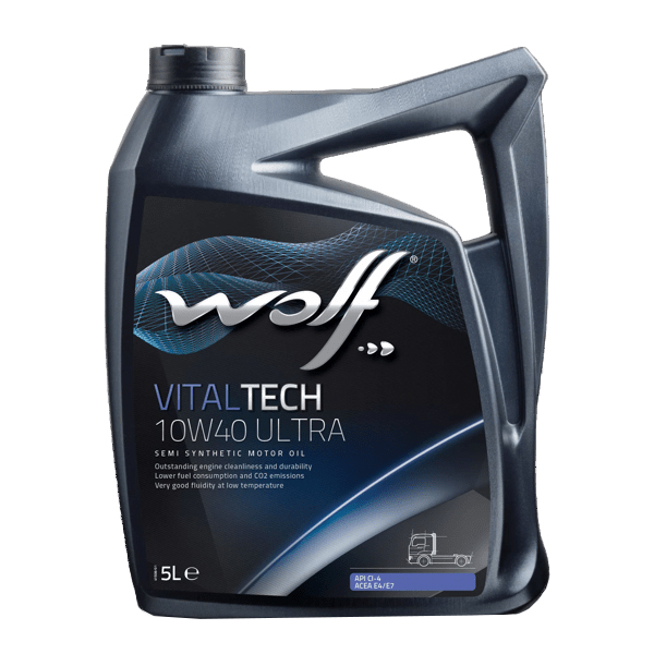 фото Wolf oil масло моторное vitaltech 10w40 ultra 5l