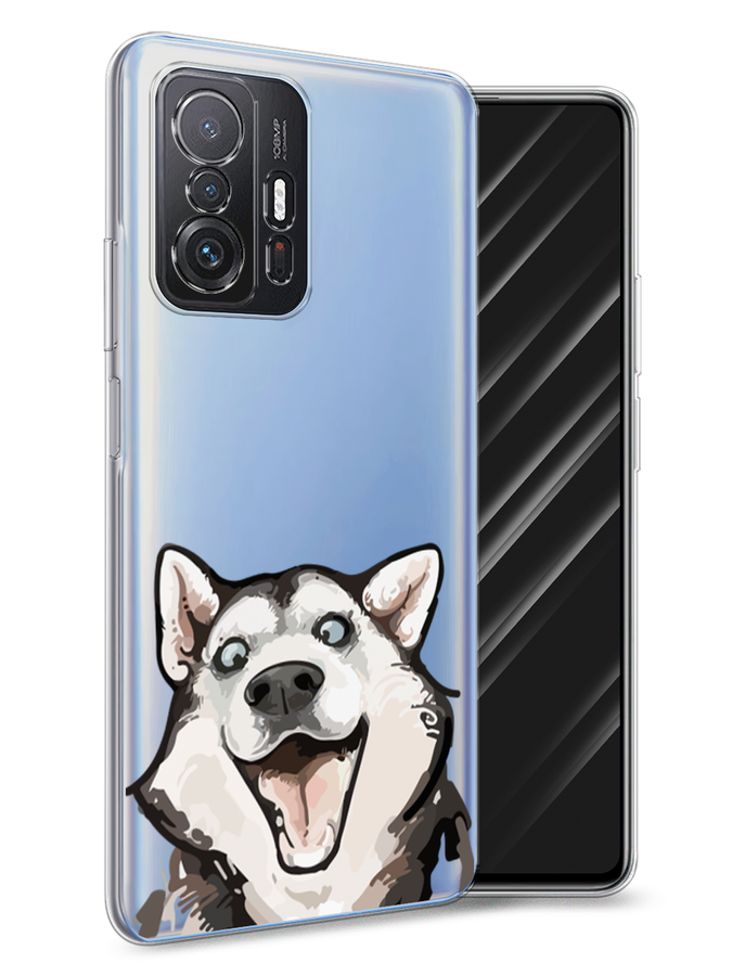 

Чехол Awog на Xiaomi Mi 11T/11T Pro "Радостный хаски", Разноцветный, 311250-1