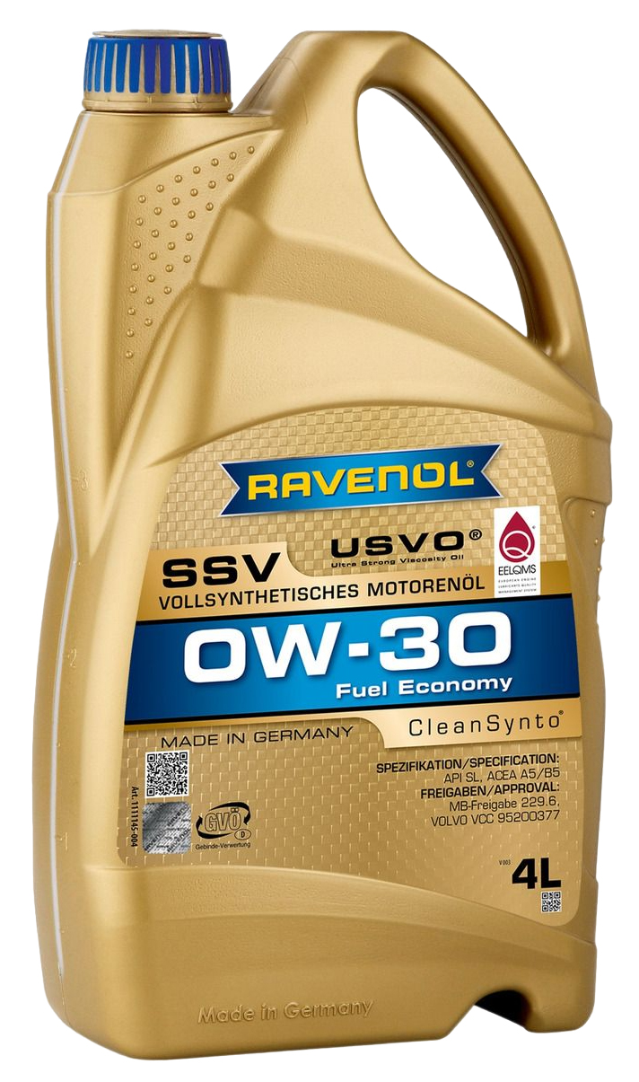 фото Ravenol моторное масло ssv 0w-30 4л (синтетика+пао)